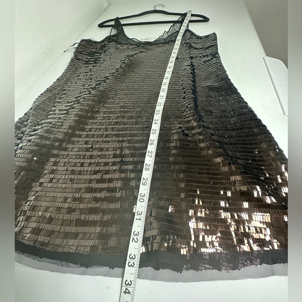 Free People Disco Fever Mini Slip in Black Combo size Large NWT - Picture 6 of 15